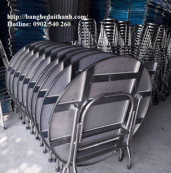 Xưởng sản xuất và làm theo yêu cầu các mặt hàng bàn ghế inox
